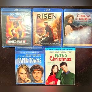 Pack of 5 Assorted Blu Ray Movies